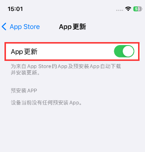 镇康苹果15维修中心如何让iPhone15APP自动更新